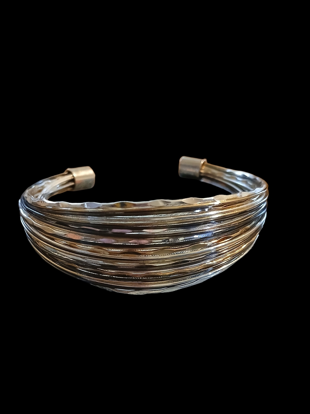 NWOT Gold-Tone Multi-Textured Cuff Bracelet - Women's Jewelry